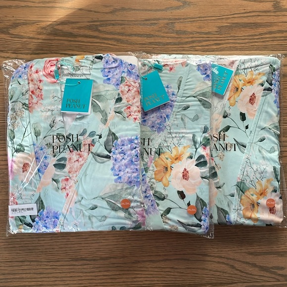 NWT in Polybag - Posh Peanut Erin Robe, Hydrangea, Size XXL/XXXL - Picture 5 of 5